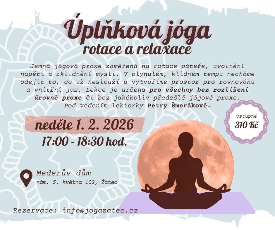 Úplňková jóga v Mederově domě